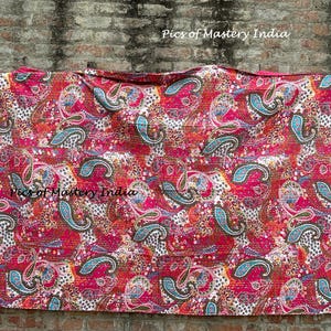 Cotton Blanket Gudari Handmade Blanket Cozy Throw Quilt Decorative Bedspread Bedding Traditional Bohemian Style