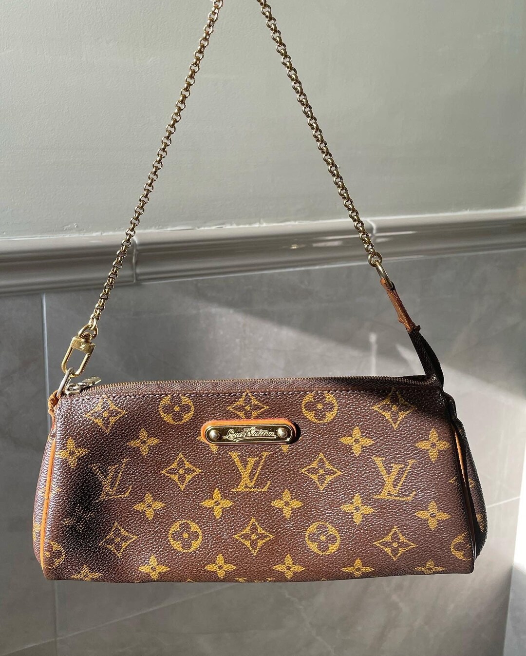 Louis Vuitton Monogram Pochette Eva Crossbody 2way 859587