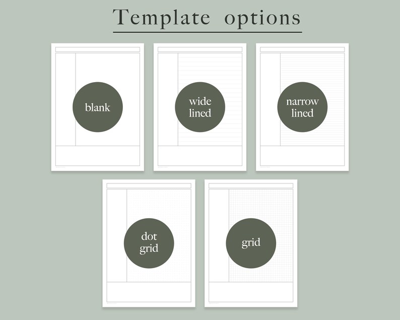 Printable Cornell Notes Template Goodnotes, Digital Note Taking