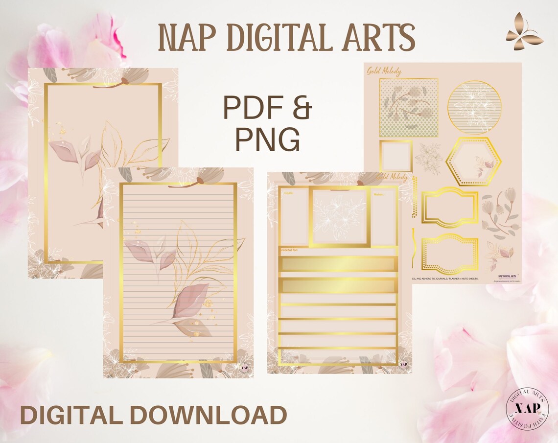 Lined Note Paper Printable Writing Download Printable - Etsy