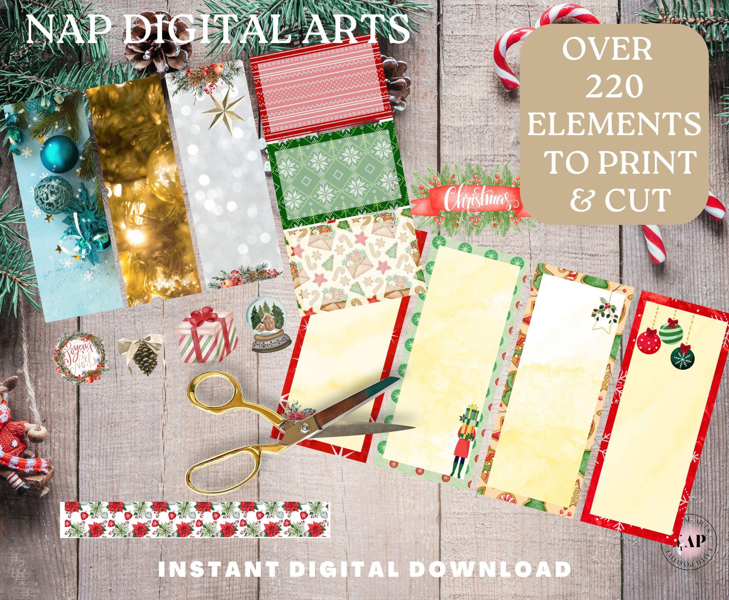 Holiday Charms Planner Printable, Christmas Planner Printable Bundle ...