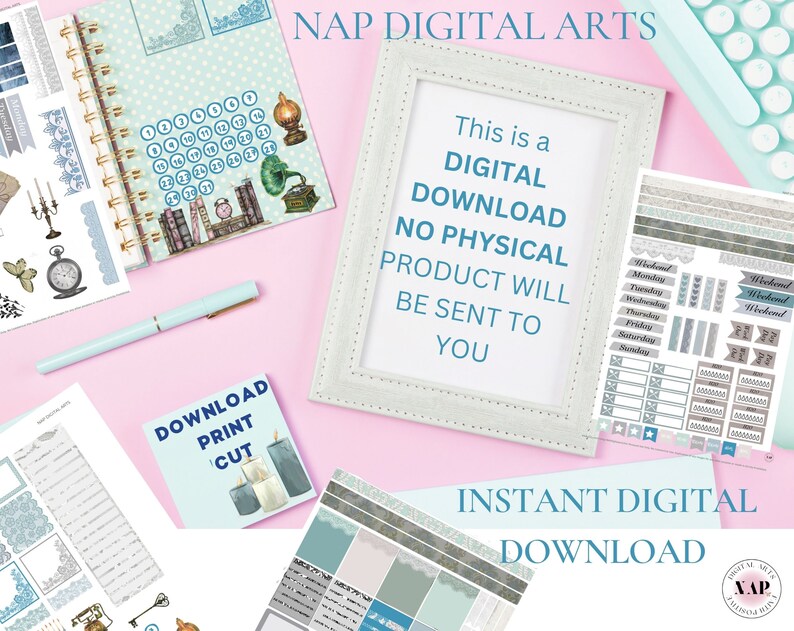 Printable Bullet Journal, Bullet Journal Sheet, Bullet Stickers Sheet ...