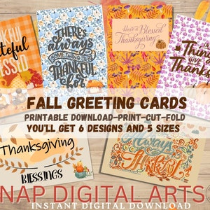 Cartes de voeux d'automne, modèle de carte d'automne, carte de voeux de Thanksgiving, cartes de Thanksgiving imprimables, carte de voeux de vacances, cartes de gratitude