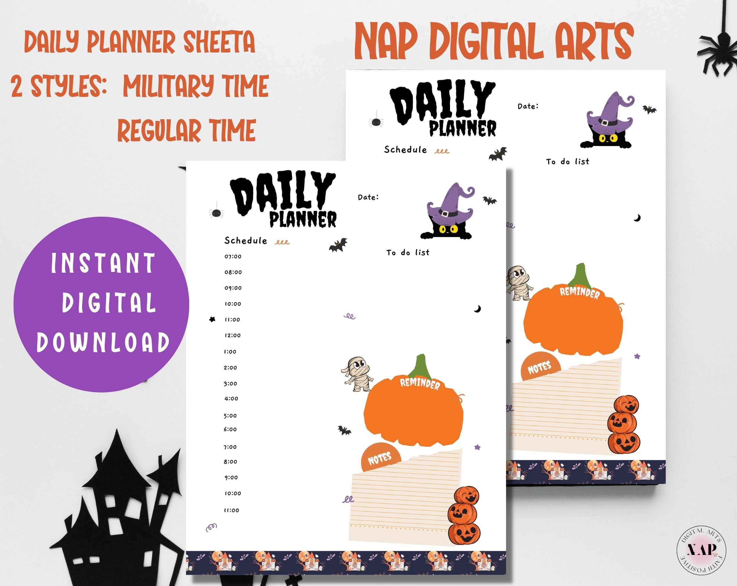 Weekly Planner PDF, Printable Planner Bundle, Vertical Planner Sticker ...