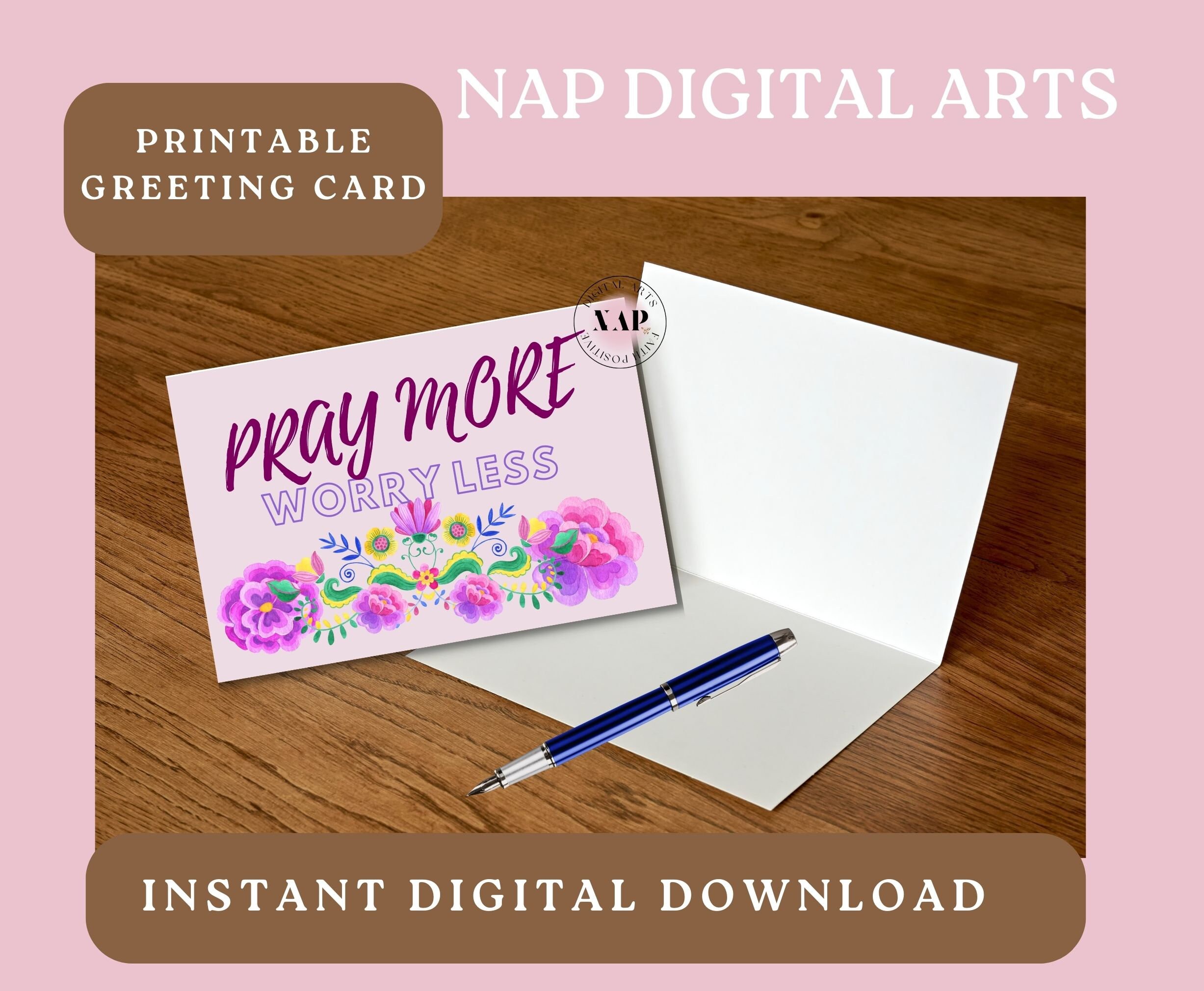 Printable Friend Card, Religious Printable Card, Religious Quote Card ...