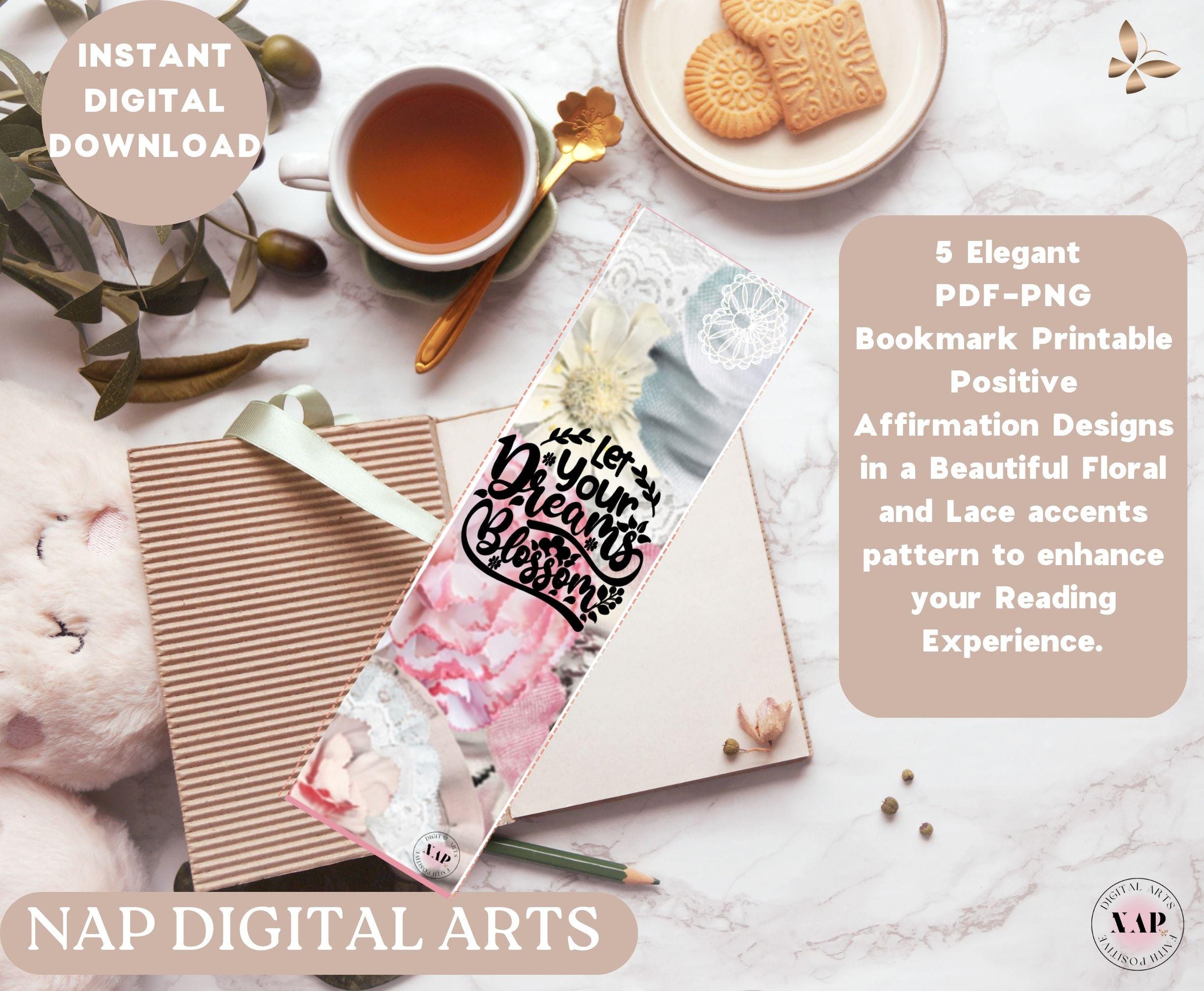 Positive Affirmation Bookmarks, Inspirational Quotes, Self Love ...