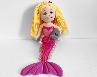 Mermicorn Stuffed Animal - 17 Inch Mermaid Unicorn Plush Toy For Girls