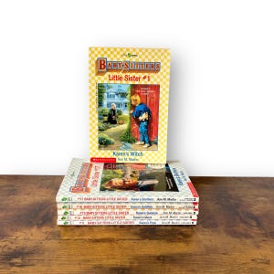 Lot of 6 Vintage Baby-Sitters Little Sister #1, #11, #12, #13, #16, #17 - (USA - TARIFF FREE)