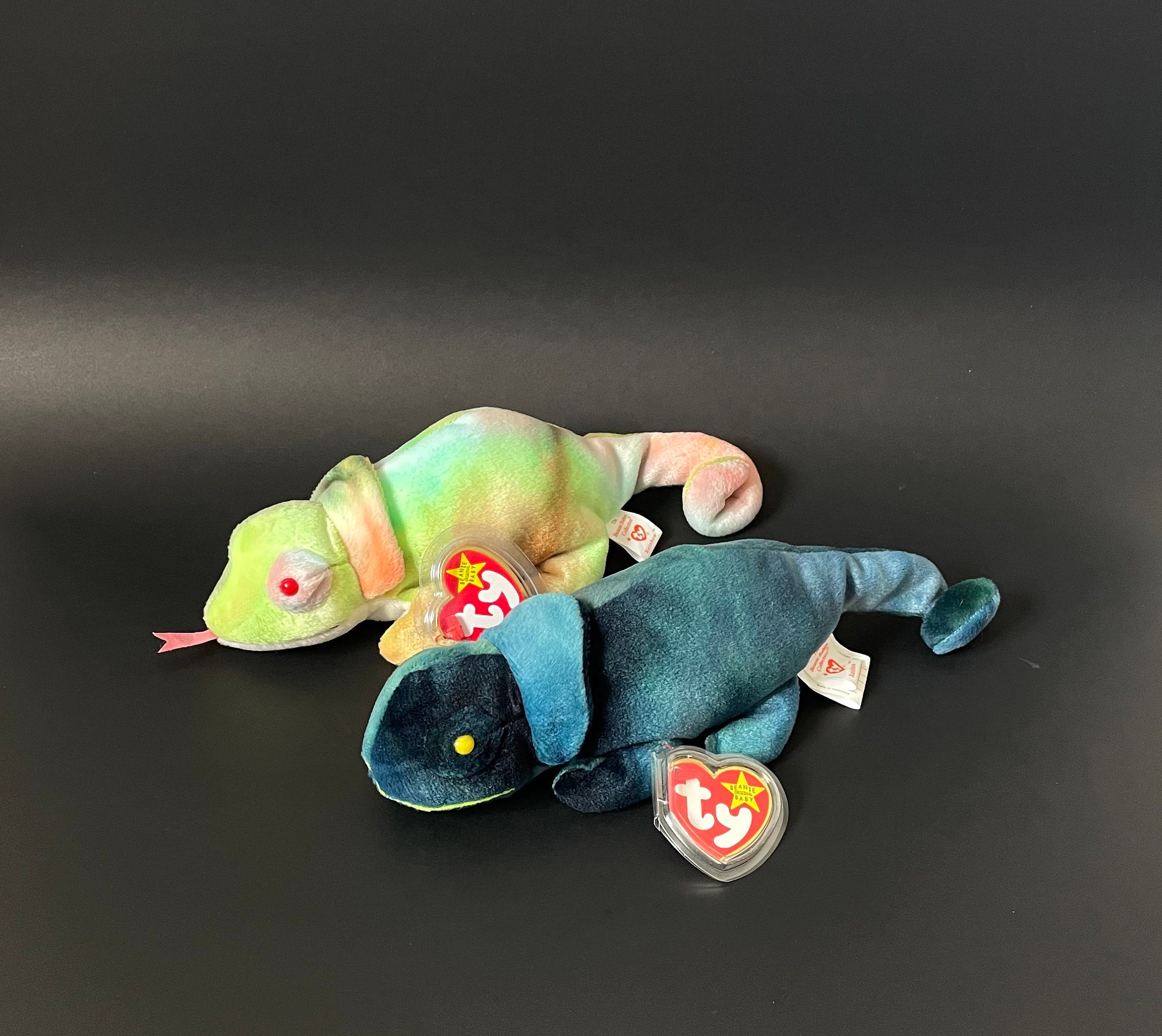 Rainbow lizard beanie sale baby