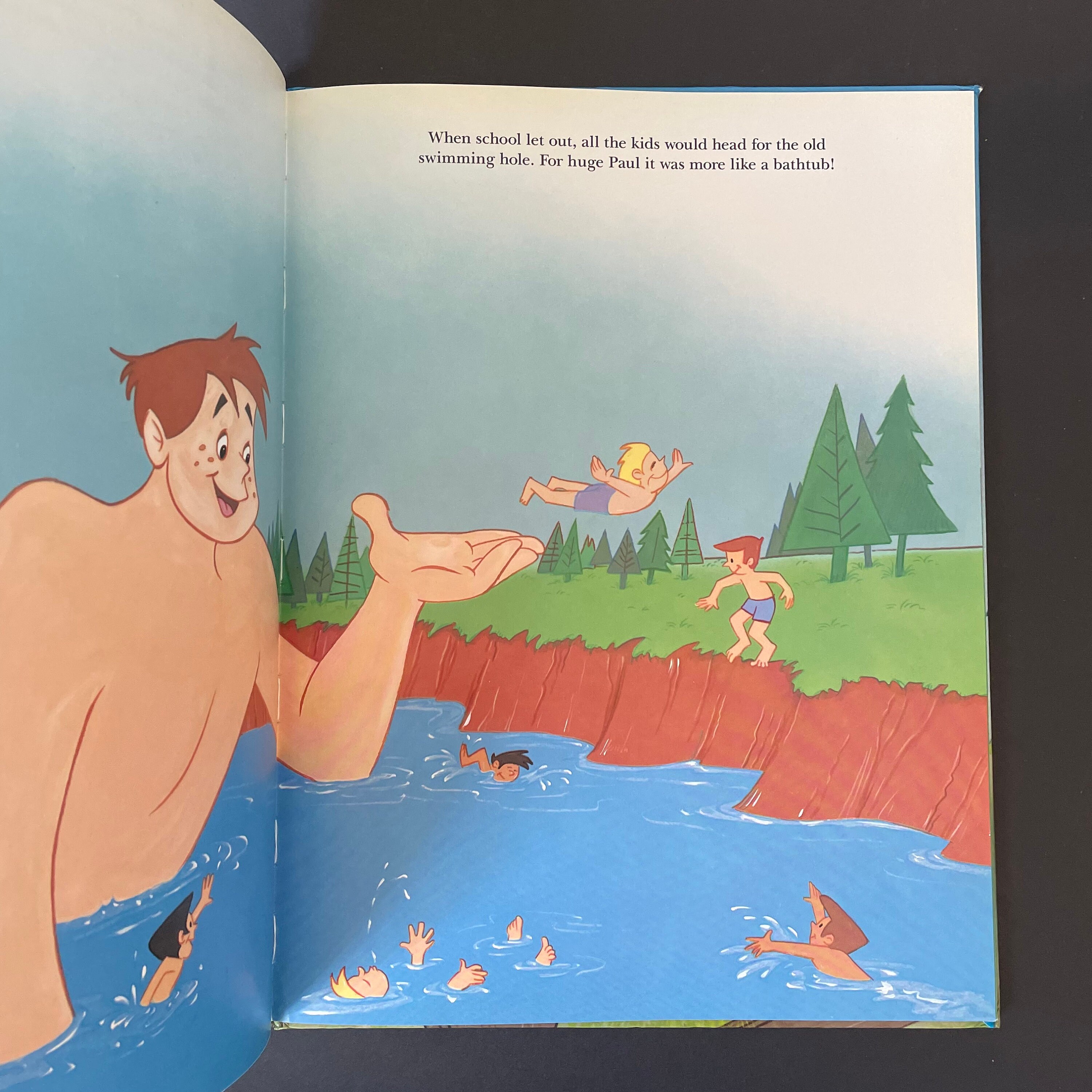 1989 Vintage Walt Disney's Paul Bunyan Book - Tall Tale American Folk ...