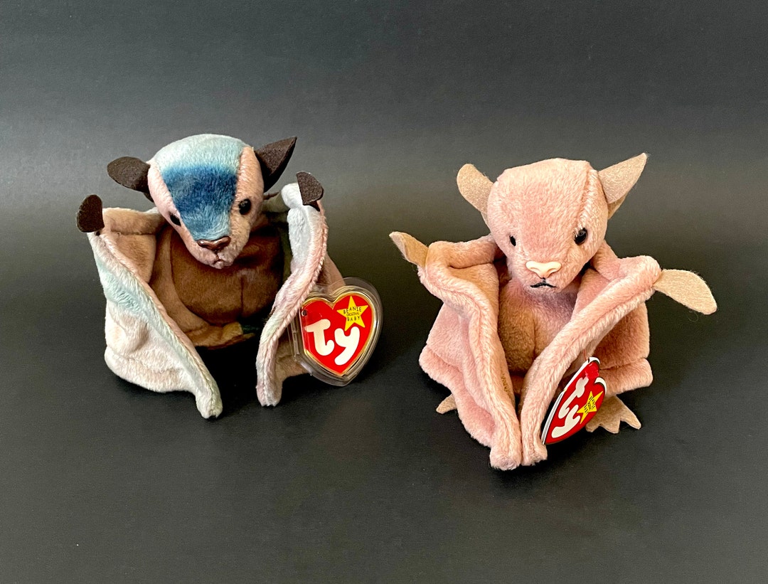 90s Vintage TY Batty the Bat Beanie Baby TY Bat Plushies Bat Etsy