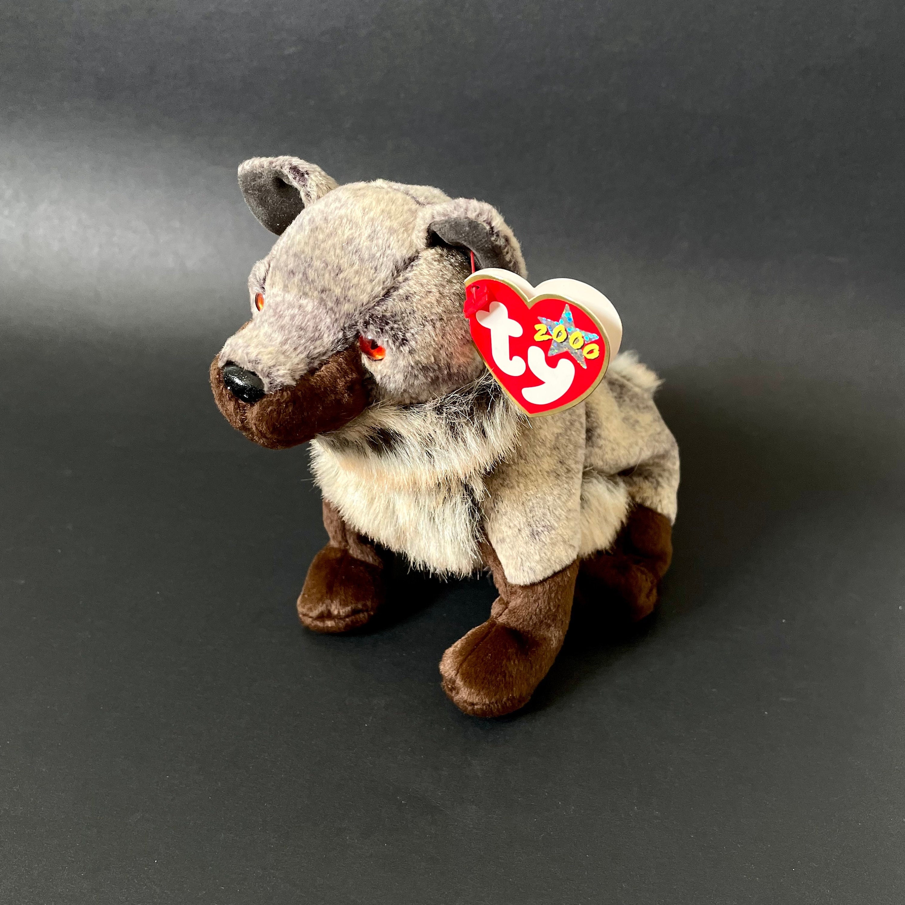 TY Beanie Baby Howl the Wolf Plush Vintage Beanie Babies Wild Dog