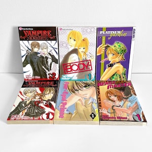 Vintage Japanese Manga Books, English Version Comic Manga Graphic Novel Black & White, Shojo Beat Manga Romance Comedy Novel (New old stock)