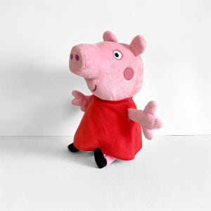 2003 Vintage Peppa Pig Plush Stuffed animal by Fiesta, Vintage Plush Peppa Pig Stuffed Animal doll, 13&quot;