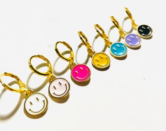 Smiley face earrings