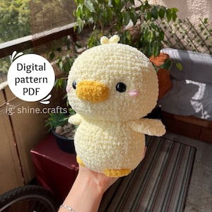 Amigurumipatroon wilde eend: dikke knuffel (pdf)