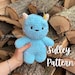 Blue Monster Crochet Pattern, Monster Amigurumi Pattern, PDF Printable ...