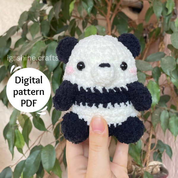3 in 1 Panda, Grizzly and Polar Bear Crochet Pattern, Bear Amigurumi Pattern, PDF + Printable Friendly Version
