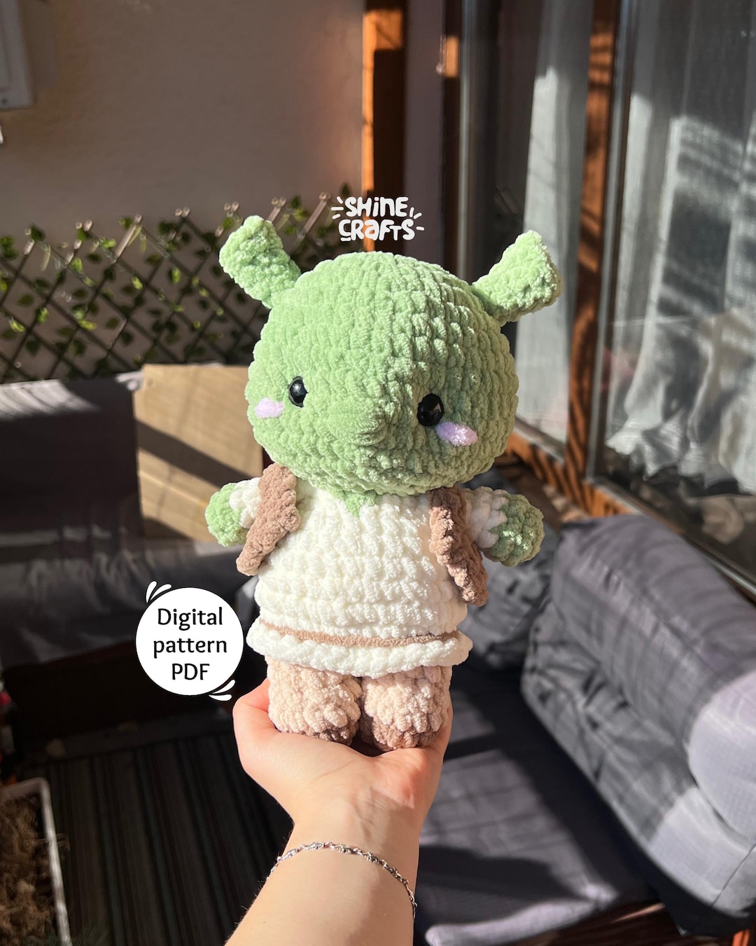 Swamp Monster Crochet Plush Pattern: Amigurumi PDF - Etsy