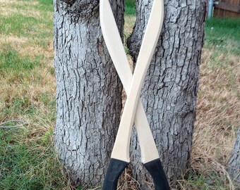 Two Simple Wooden Swords