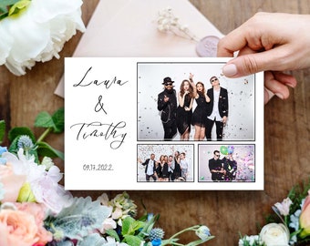 Floral Wedding Photo Booth Template, Easily Editable and Downloadable Graphic Design
