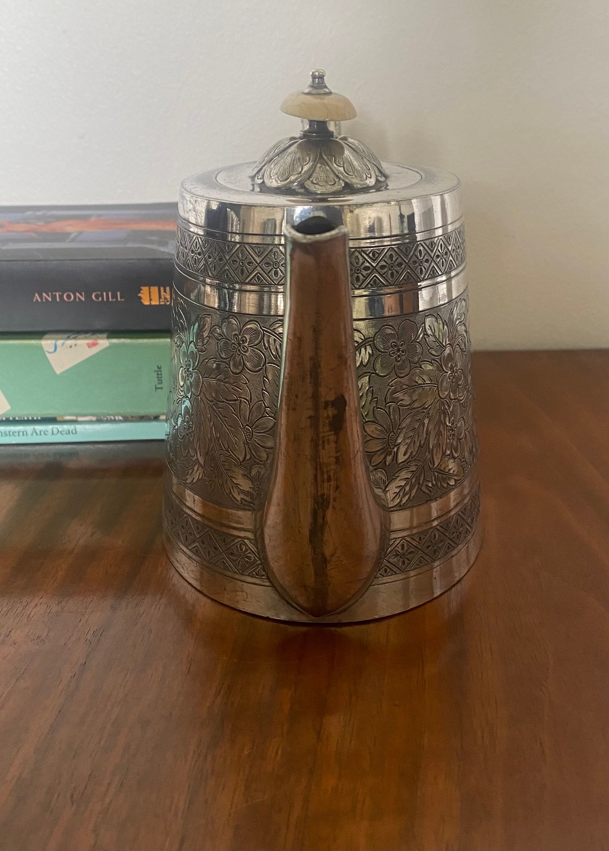 Antique Silver Plate Britannia Ware Victorian Teapot C1897 Etsy