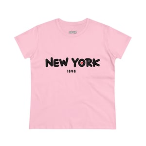 New York Tee: Women&#39;s Cotton Graphic T-Shirt