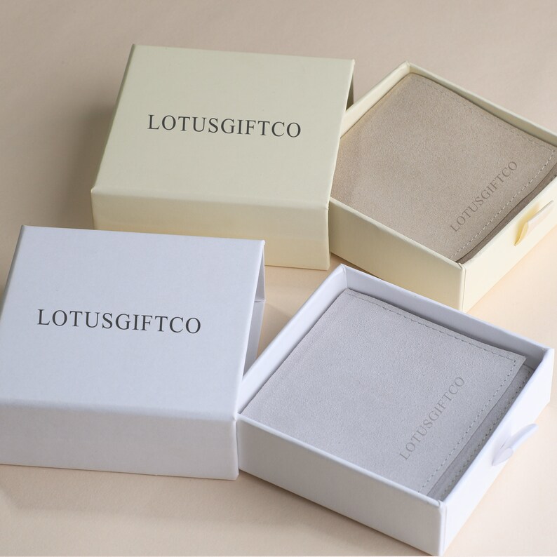 50 PCS Custom Boxes with Pouch, Personalized Jewelry Boxes with Bag ...
