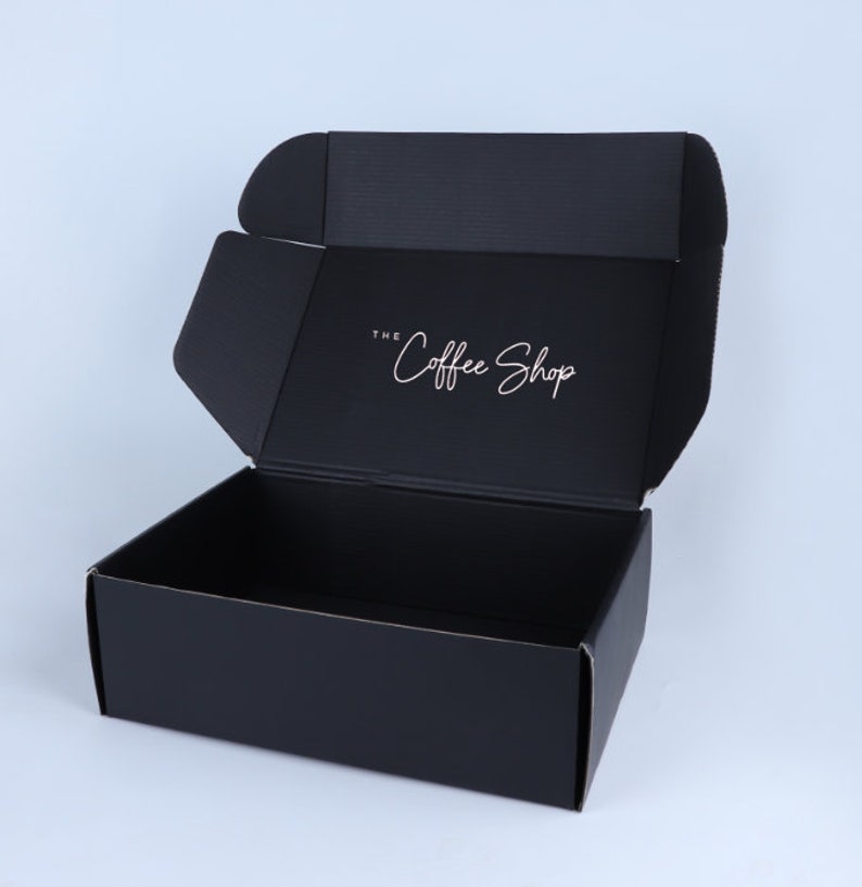 20 Pcs Black Shipping Boxes Packing Boxes Etsy