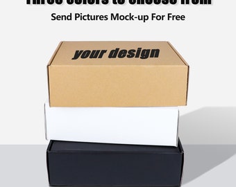 Cajas de envío pequeñas negras de 6 x 6 x 2 pulgadas para pequeñas  empresas, paquete de 50 cajas de cartón corrugado para envío, embalaje