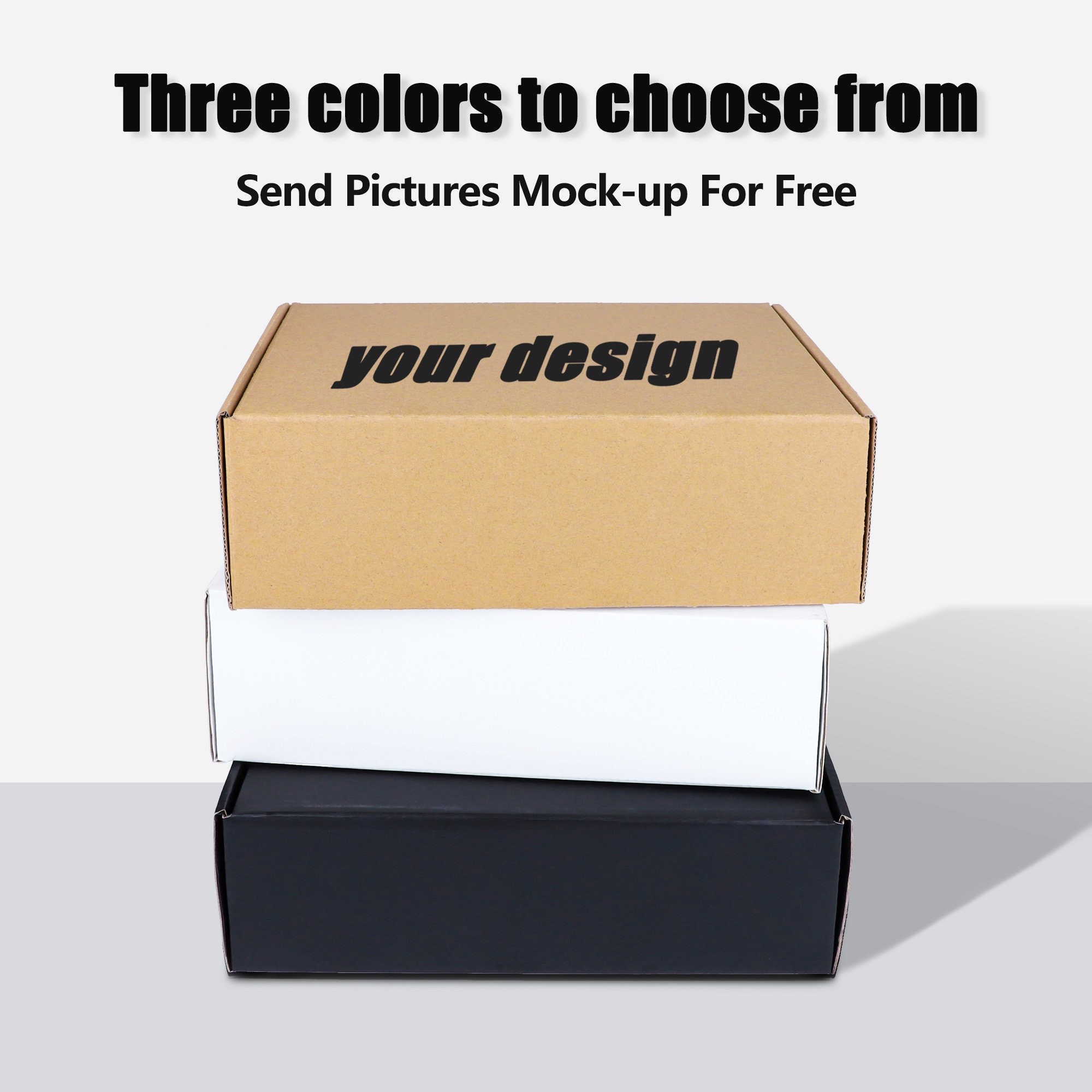 12x9x4 Plain White Mailer Cardboard Shipping Boxes Packing Box 