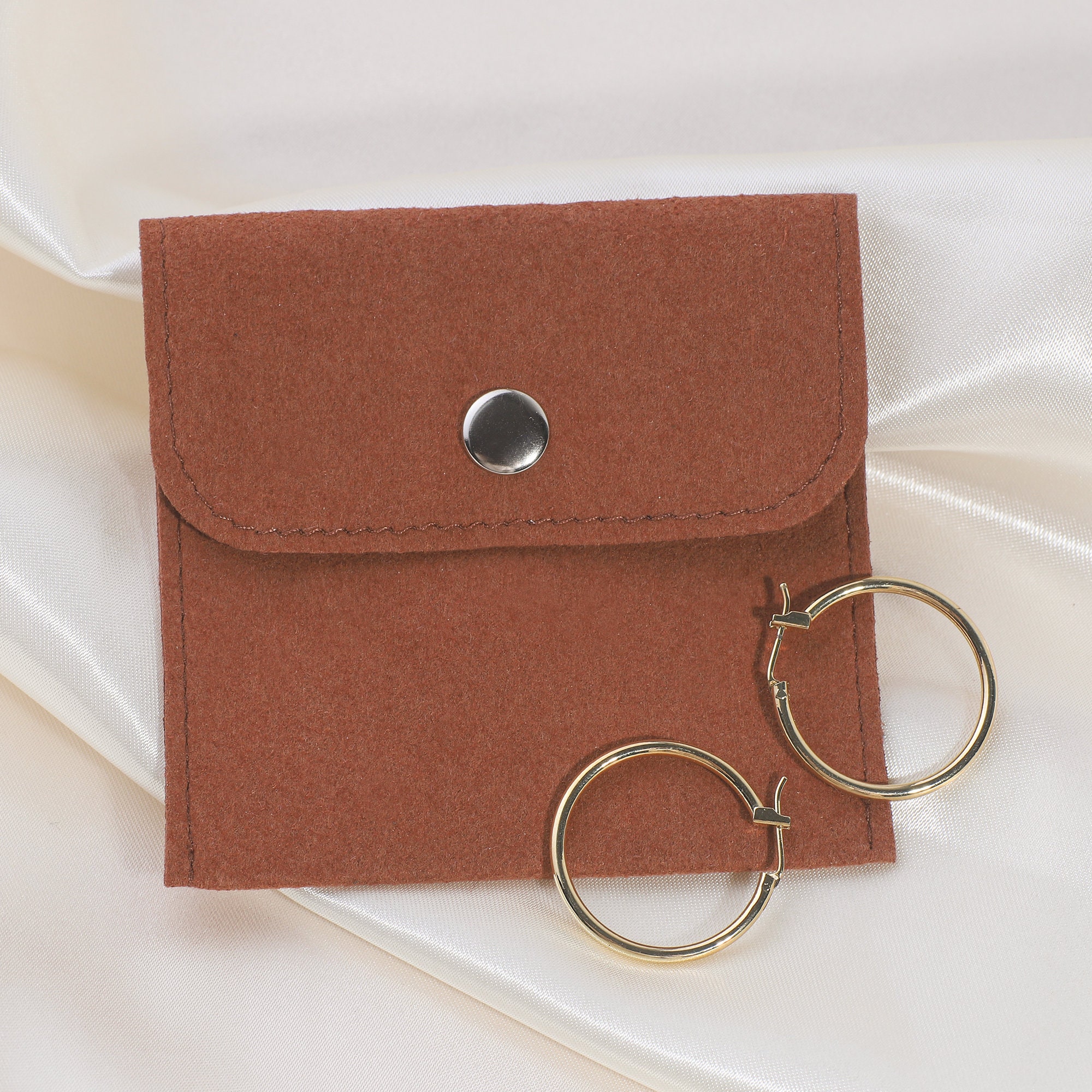 50 Pcs Custom Jewelry Packing Pouches Personalize Logo Etsy