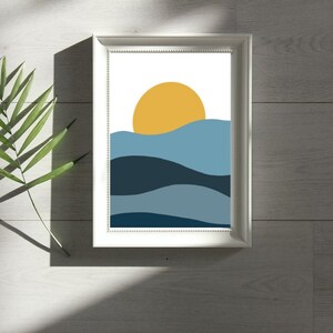 Sun Wave Art Print