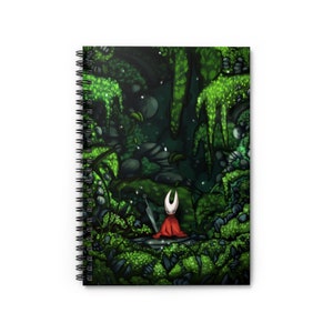 Hollow Knight Moss Grotto Spiral Notebook - Ruled Line