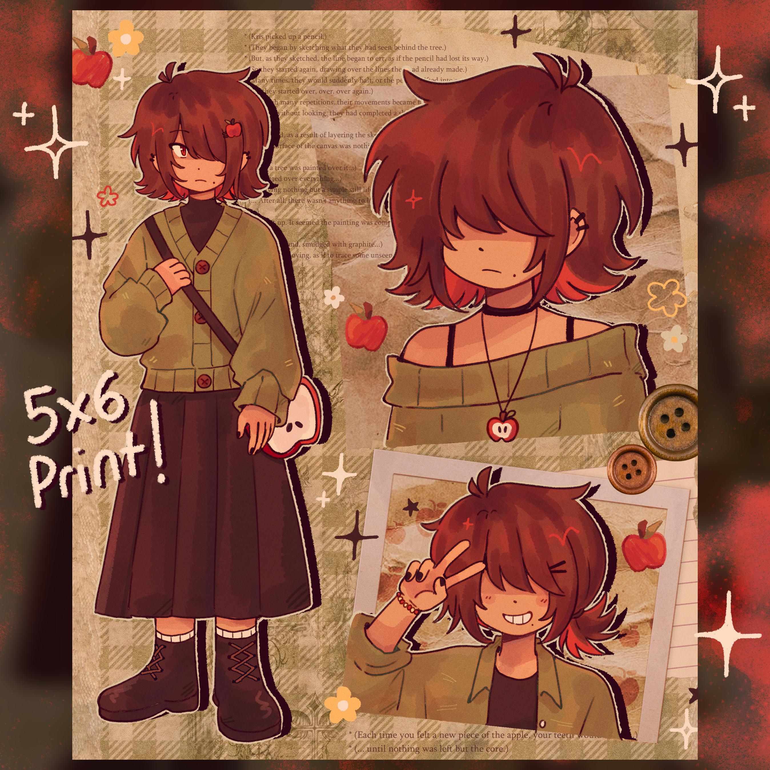 DELTARUNE Kris Fashion Mini Print (5 X 6) - Etsy