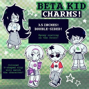 PREORDER Homestuck Beta Kid Charms