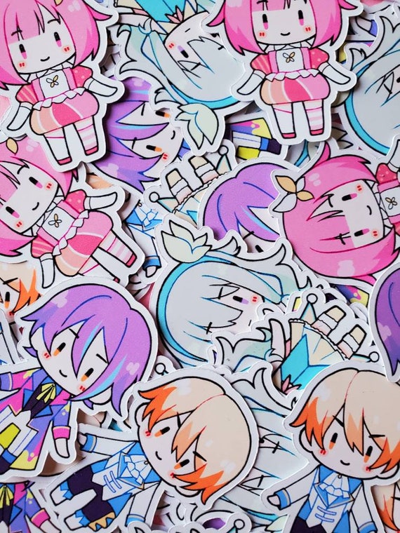 Wonderland X Showtime Chibi Sticker Set (project Sekai) - Etsy
