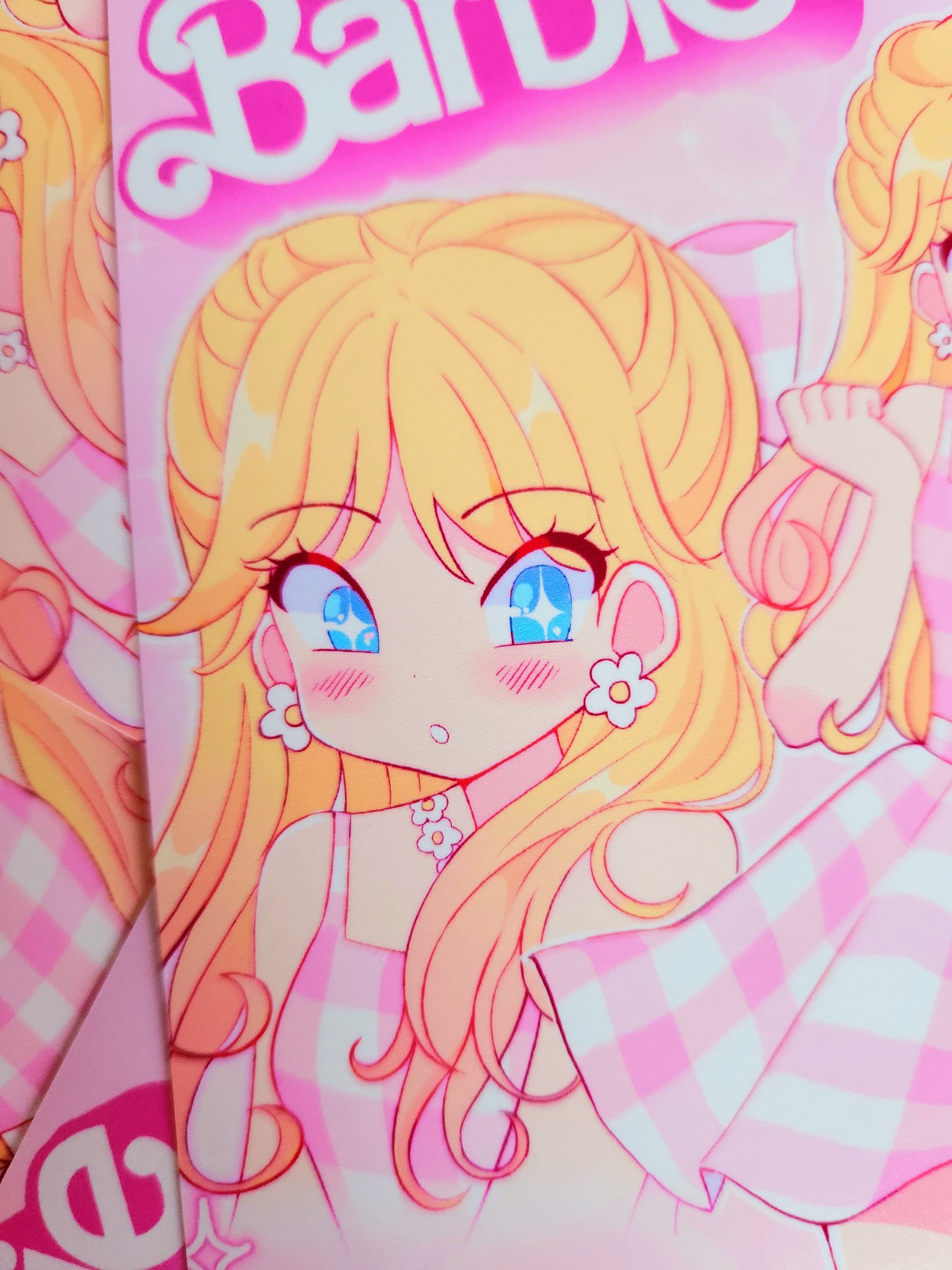 Barbie Shoujo Manga Cover Mini Print (4 X 6) - Etsy New Zealand