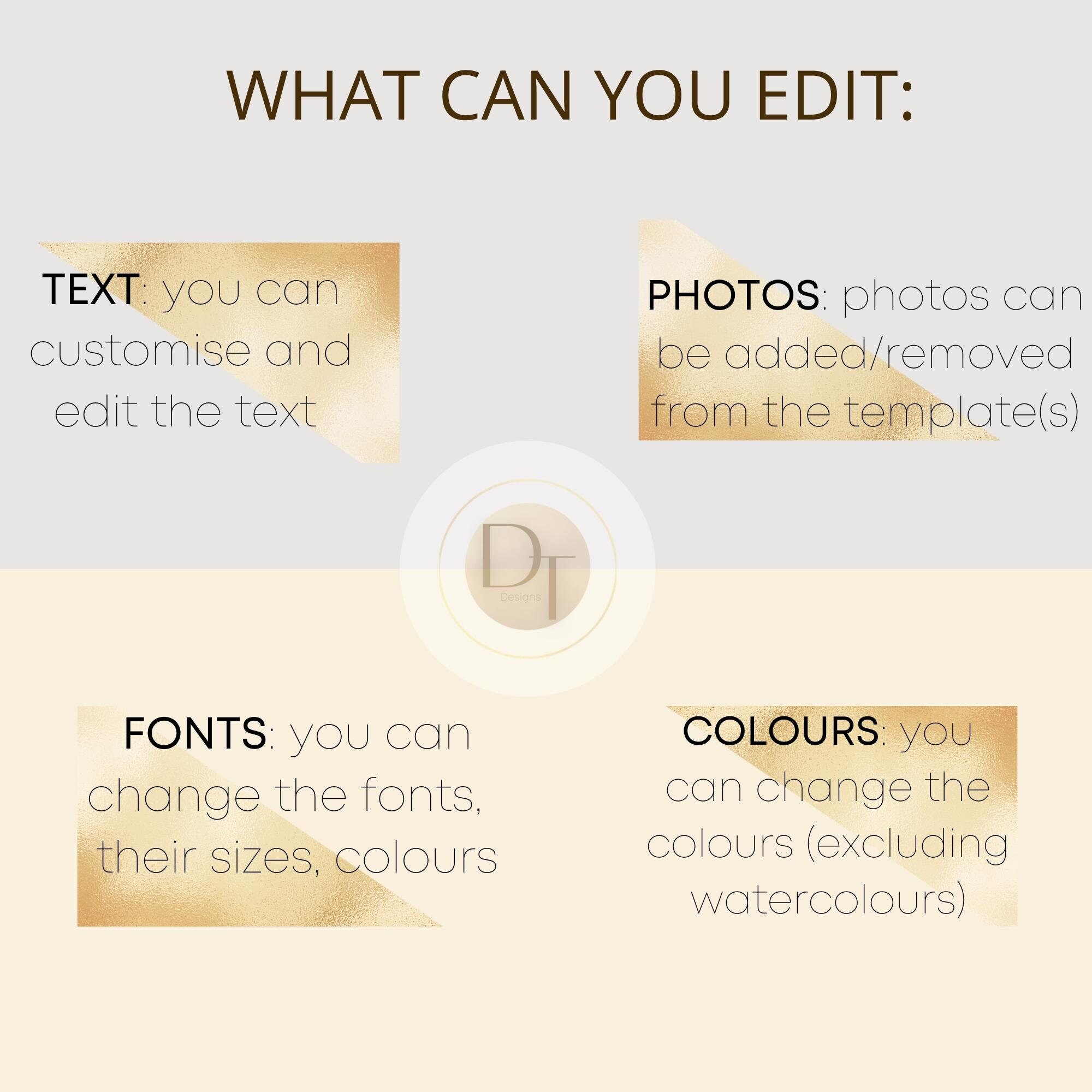Editable Logo Example Editable Logo Template , Instant Logo Download, DIY Logo Premade ...