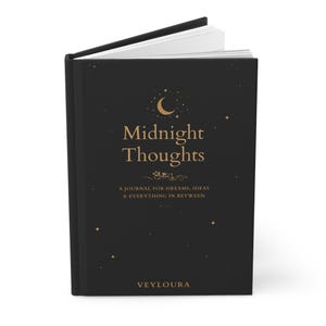 Journal de pensées de minuit (couverture rigide) | Notes sur la lune céleste