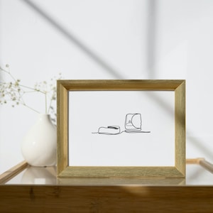 Leeres Grab | Ostern | Jesus Christus Kunst | Trendige christliche Wandkunst | Religiöses Modernes Kunstwerk | Minimalistisch | Abstrakt | Er ist auferstanden