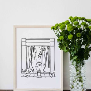 Schleier Miete in Twain | Opfer | Jesus Christus Kunst | Christliche Wandkunst | Religiöses Modernes Kunstwerk | Minimalistisch | Abstrakt | Biblische Geschichte