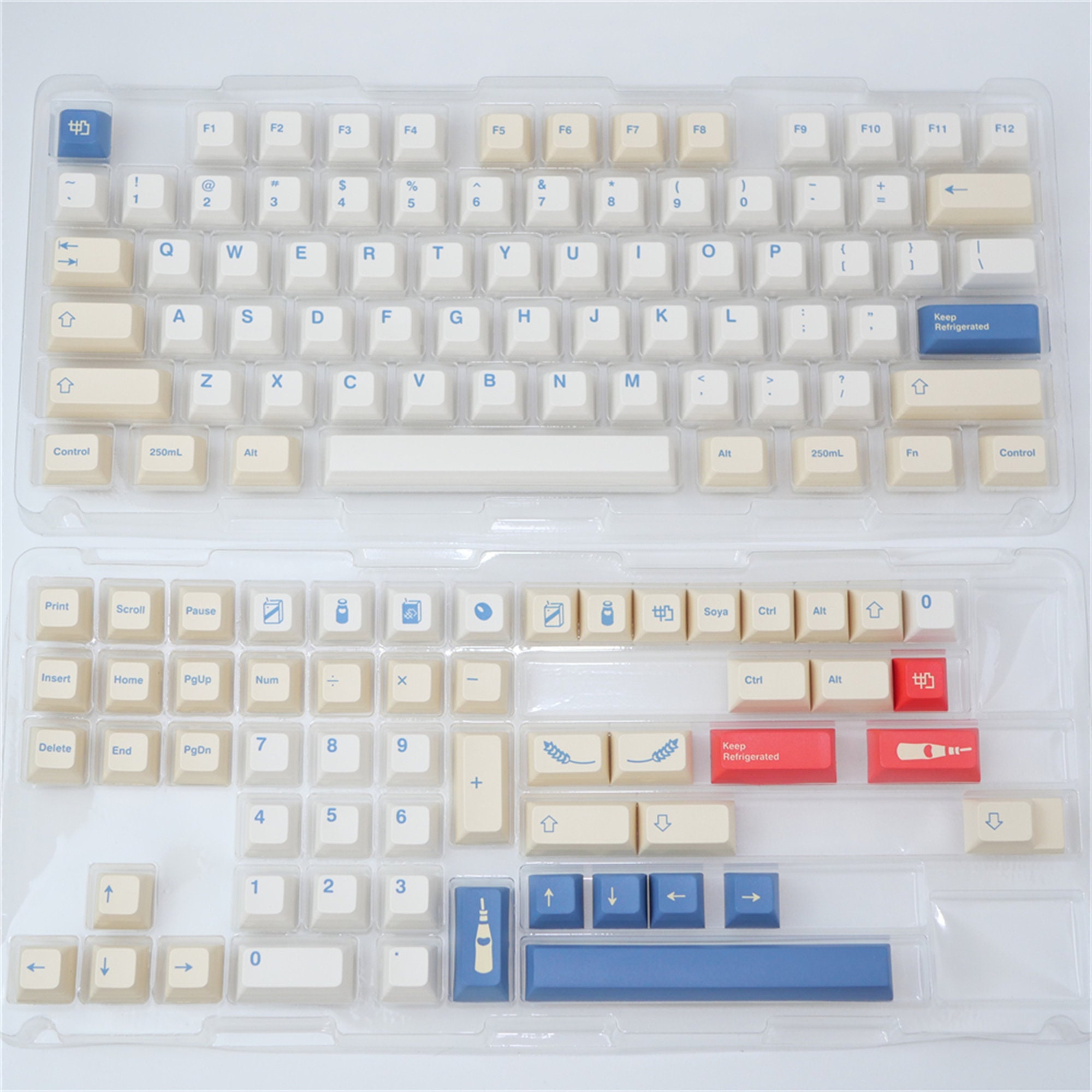 Soy Milk Keycaps Set Cherry Profile Keycaps Set Japanese Etsy Canada