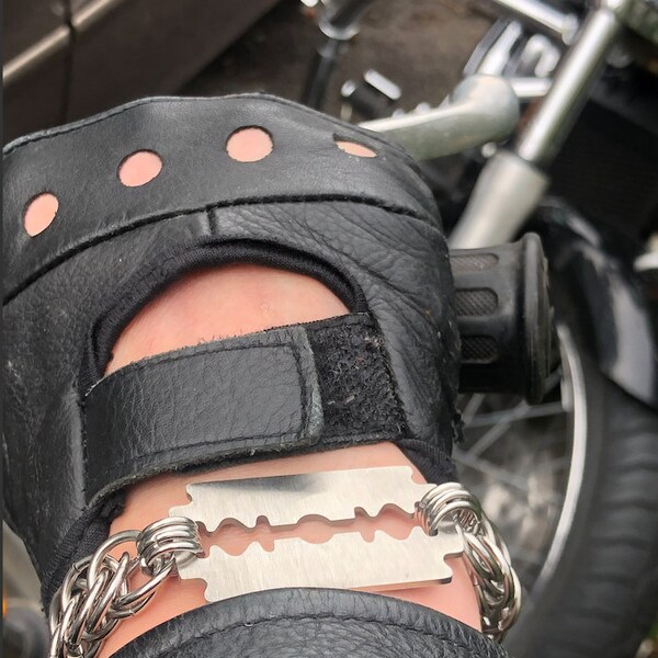 Razor Blade Bracelet Etsy