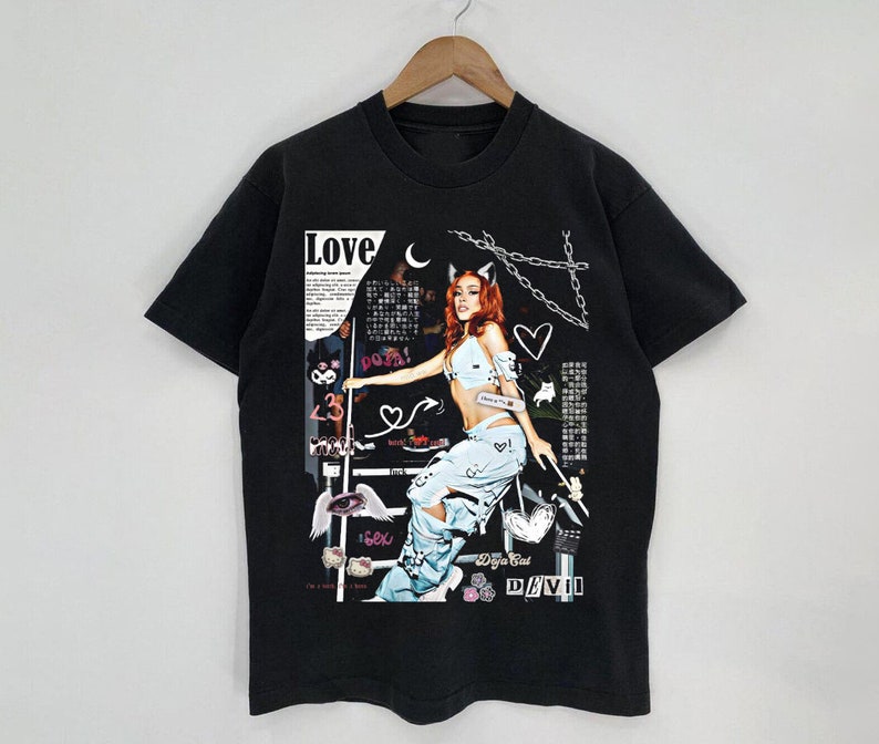 Dojacat shirt, doja sexy retro vintage t-shirt, doja rap tee , music singer rapper shirt, vintage 90s inspired, retro bootleg style