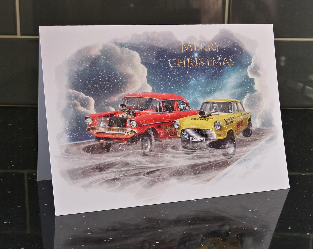 Car Christmas Card, 
