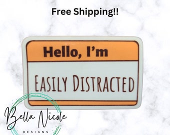 Distracted Sticker - Etsy