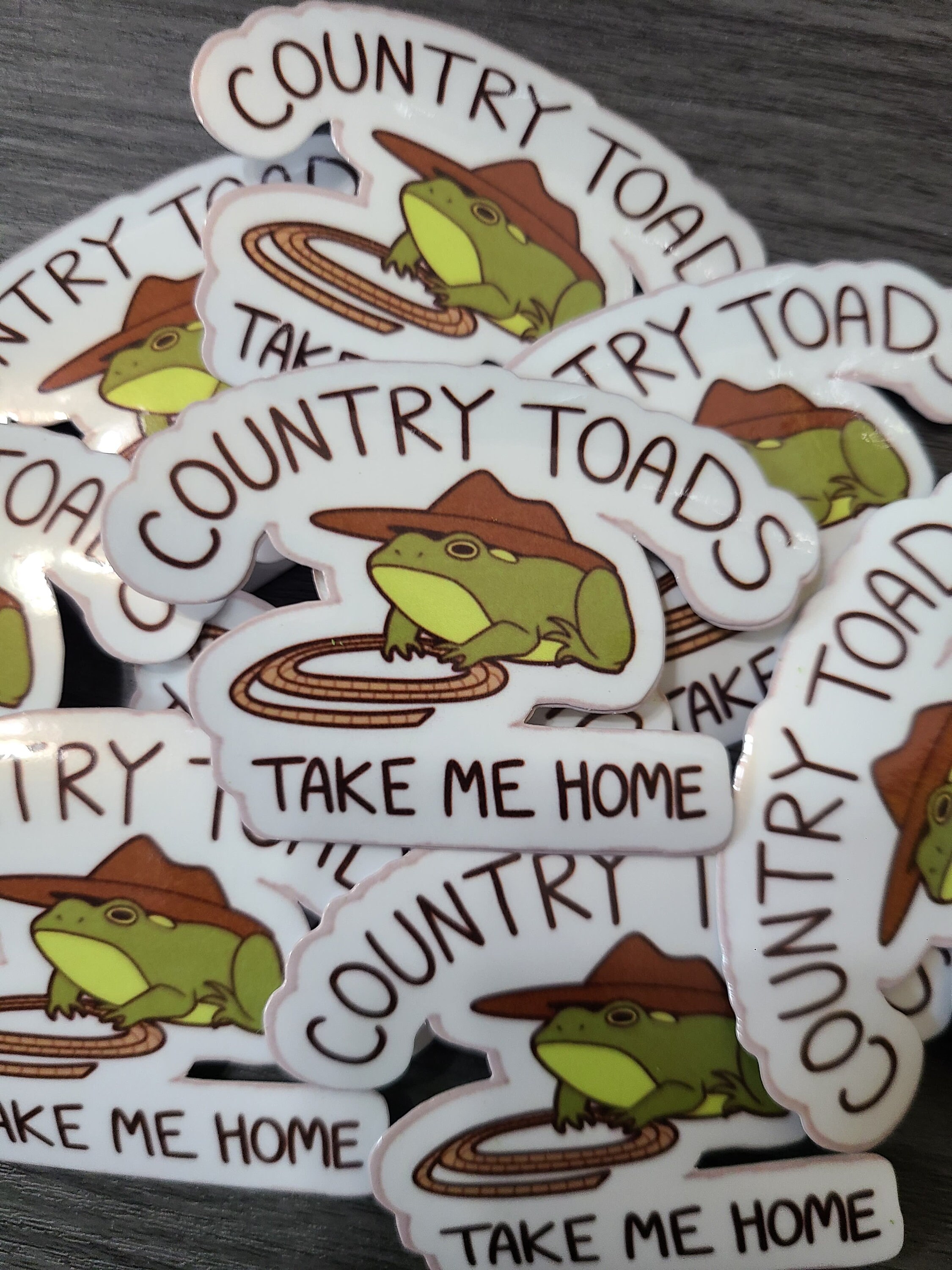 Country Toads Stickers – Pitter Patter