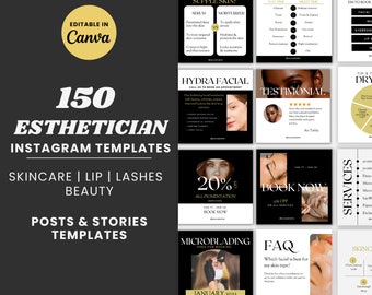 Esthetician Instagram templates | Instagram template skincare, Instagram beauty, Instagram lashes, Instagram health, Skincare posts