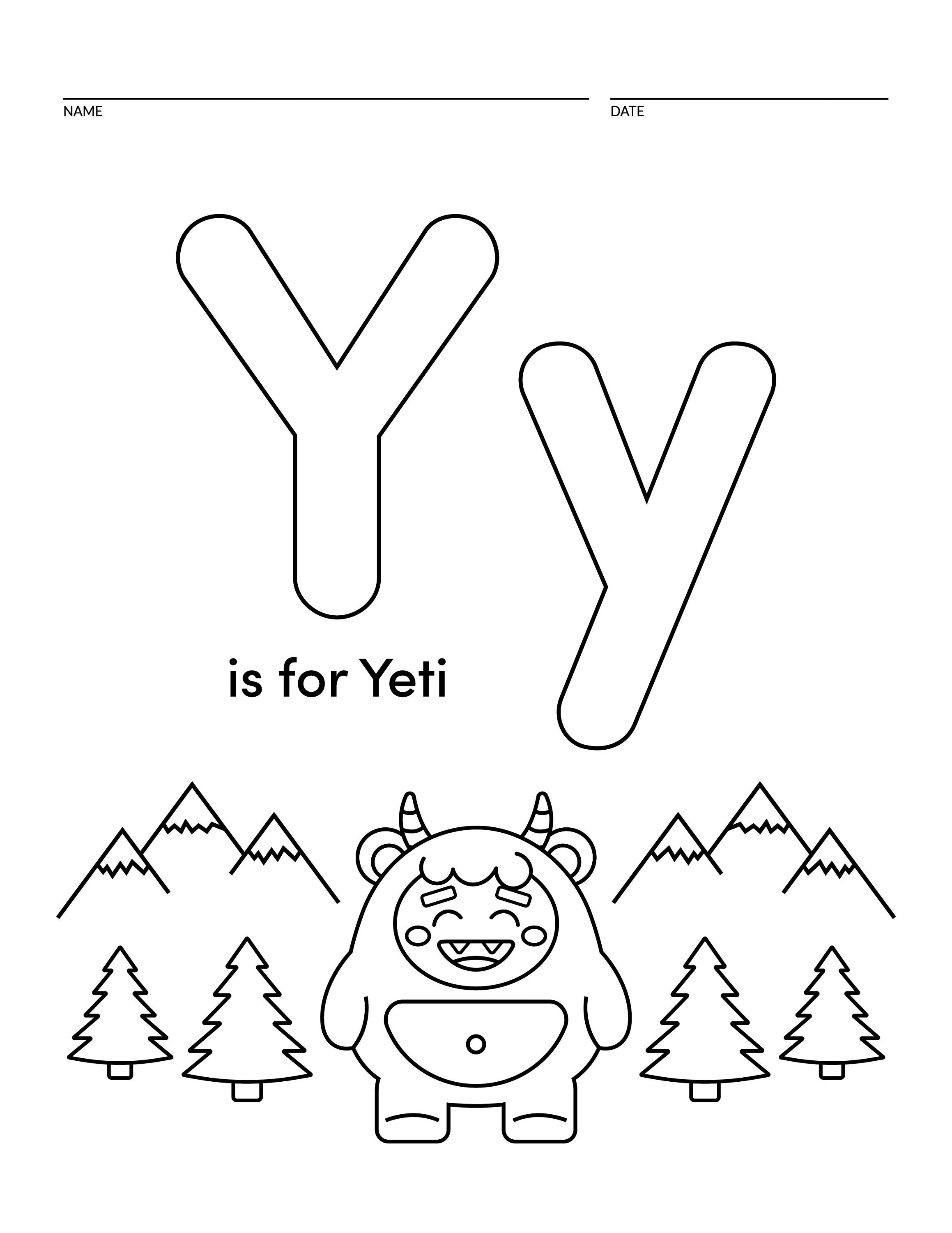 Printable Alphabet Coloring Pages - Etsy Canada